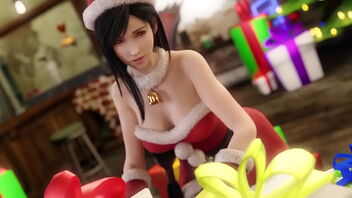 Tifa's erotic dreams with a happy ending