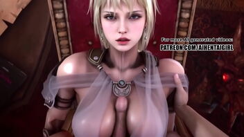 Sophitia Alexandra in uncensored 3D Japanese-style hentai costume play