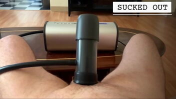 Using the VacuGlide cock milking machine while Mommy is not home (by AutoBlow)