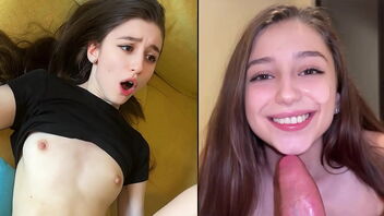 Submissive school student gets rough and deep penetration from her roommate