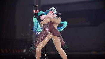 Miku's glamour dance performance