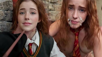 Beautiful redhead Nicole Murkovski in Hermione Granger cosplay on wish