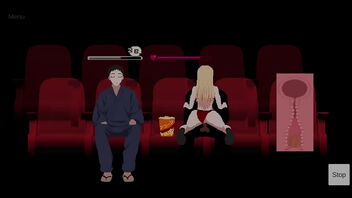 A man seduces a blonde girl in the cinema and has sex with her while his friend is unaware of it.