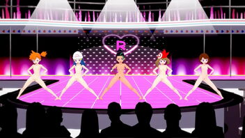 3D animated Pokémon girls forced to dance naked under hypno