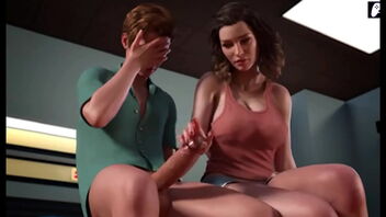 Handsome women of a certain age enjoy a big stiffy and give a lot of pleasure that ends with a huge cumshot in this 3D animated porn.