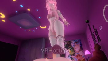 Beautiful sole fetish and POV lap dance in a VRChat ERP experience.