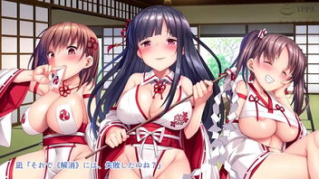 Three shamans in an anime game help men with their problems.