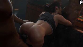 Beautiful women from Resident Evil series fuck big knobs to get their cum fix (Hentai 3D)