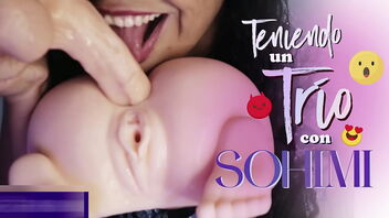 A three-way with a sex doll called Sohimiddoll with JOI features