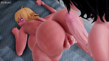 Beautiful shemale Sissy’s big man-meat and natural tits are popular.