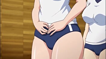 Hot anime gymnast gets an ejaculation from her teacher