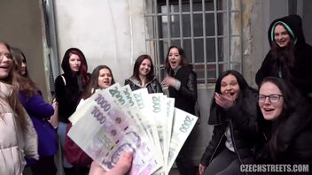 Czech street girls like sex and money?