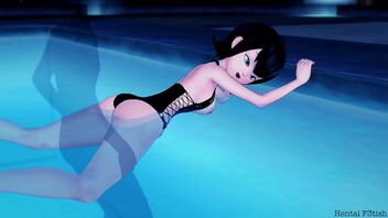 Mavis’ sizzling pool scene in Hotel Transylvania