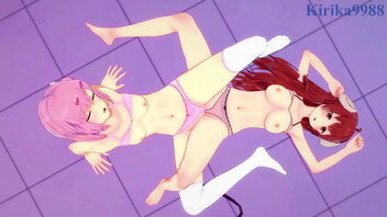 Shamiko and Momo’s hot lesbian scene in The Demon Girl Next Door