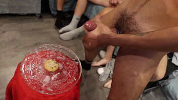 Gay European group sex with amateur blowjobs and handjobs